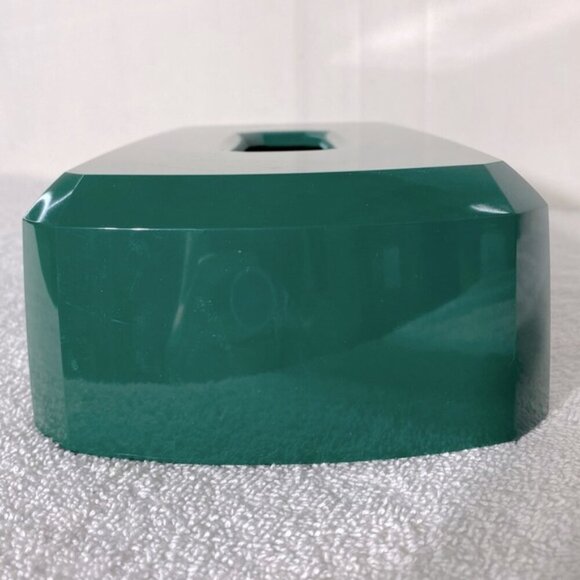 Vintage Green Plastic Tissue Box Cover Decor - Picture 11 of 14